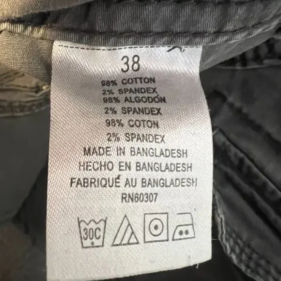 Unionbay Shorts Mens 38 Gray‎ Cargo Shorts Pockets Comfort Casual Y2K - Picture 9 of 9